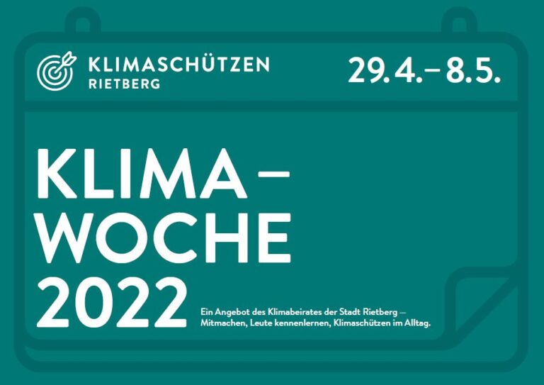 Klima-Woche 2022 in Rietberg